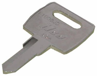 Nickel/ Brass John Deere Lockset Key