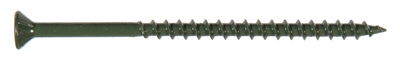 Wood & Deck Screws, Green, #10 x 2.5-In., 25-Lbs.