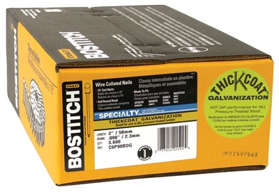 Coil Siding Nail, 2-In. x.90 Galvanized Shank, 3,600-Ct.