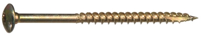 Power Pro Construction Lag Screws, Bronze Ceramic, 3/8 x 8-In., 15-Pk.