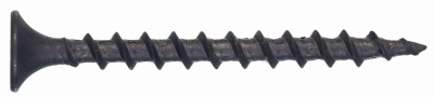 Drywall Screws, Black, Phosphate, Coarse, 1-Lb., 6 x 1-In.
