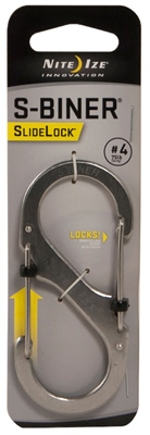 S-Clip, Slide-Lock, #4, Stainless Steel