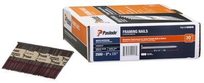 Framing Nail, Smooth Brite 30 Degree, 3-In. x .131, 2,500-Ct.