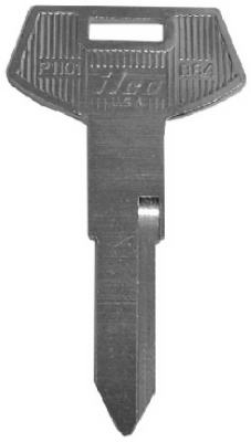 Ilco Nickel/ Brass 6-Pin Metal Rousseau Key Blank