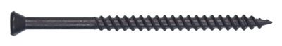 Fas-N-Tite Trim Screws, Black Phosphate, 2-1/4-In. x #6, 1-Lb.