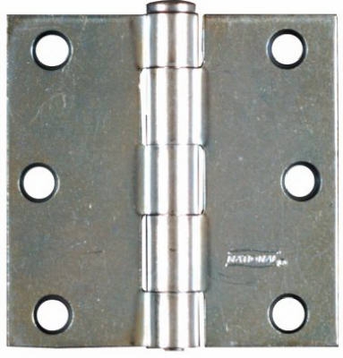 2-Pk., 3 x 3-In. Zinc Broad Hinges