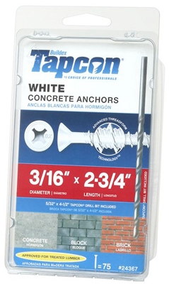 75PK3/16x2.75 PH Anchor