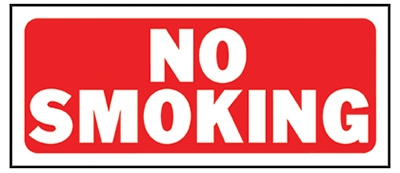  inchNo Smoking inch Sign, 6 x 14-In.