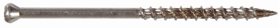 Wood Trim Screws, Star Head, Stainless Steel, #8 x 2.5-In., 35-Pk.