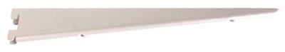 10.5-Inch White Shelf Bracket