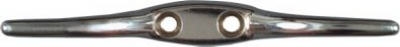 Rope Cleat, Nickel, 6-In.