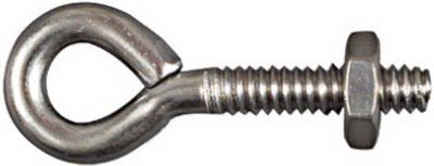 Eye Bolts, Stainless Steel, 3/16 x 1.5-In.