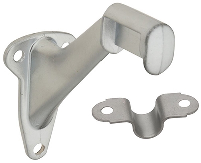 Handrail Bracket, Satin Chrome, 2-Pk.