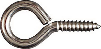 Screw Eye, #2 Large, Stainless Steel