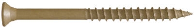 Deck Screws With Bit, Gold, 2-In., 75-Pk.