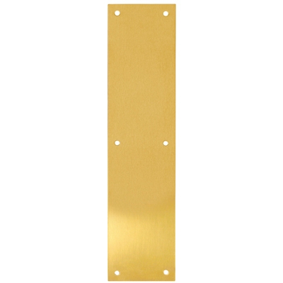 3.5 x 15 inch Push Plate, brass