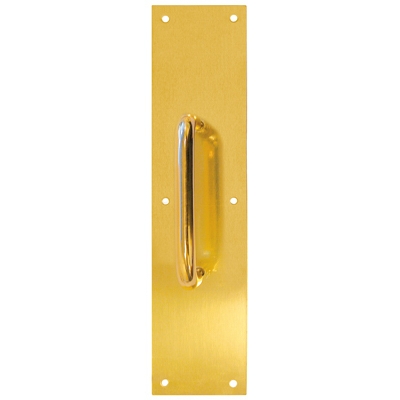 3.5 x 15 inch Pull Plate, brass