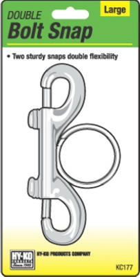 Bolt Snap, Double, Split-Ring, Large