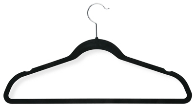 Velvet Touch Suit Hangers, Black, 3-Pk.
