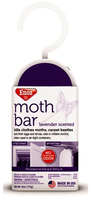 Moth Bar/Hanger, Lavender, 6-oz.