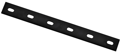 Mending Brace, Black Steel, 14-In.