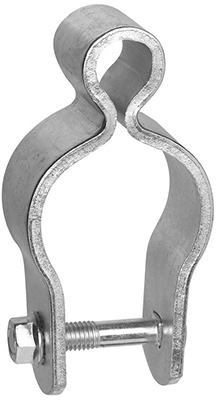 Pipe Gate Hinge, Zinc, 2-In.