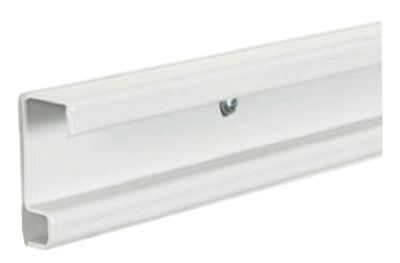 40-Inch White Shelf Hang Track