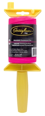 Construction Line, Fluorescent Pink Nylon, 500-Ft. Reel