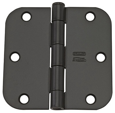 Residential Hinge, Oil-Rubbed Bronze, 3.5-In., 12-Pk.