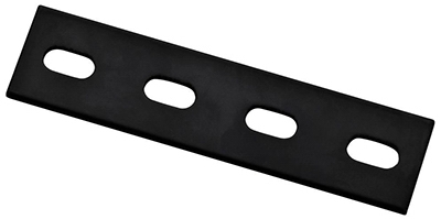 Mending Brace, Black Steel, 6-In.