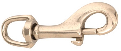 Stainless Steel Swivel Round Eye Bolt Snap, 3/4-In.