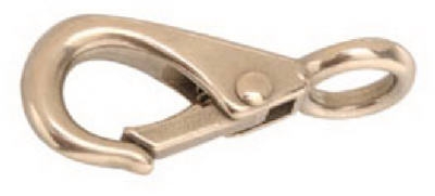 Stainless Steel Rigid Round Eye Quick Snap, 5/8-In.