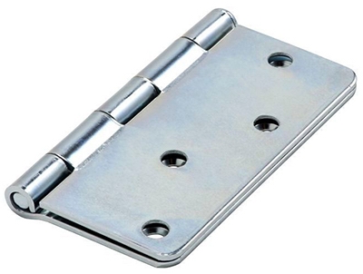 Door Hinge, Interior, Zinc, 4-In.