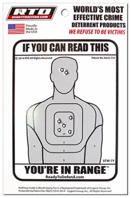 Home Security Window Decal - If You Can Read This You're In Range