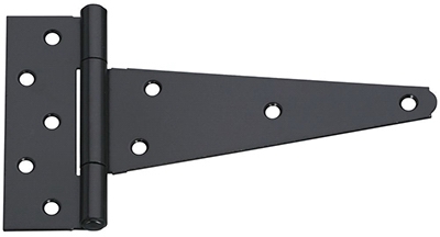Extra Heavy T-Hinge, Black, 8-In.