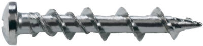 Wall Dogs & Screws, Chrome, Phillips Head, 1.25-In., 20-Pk.