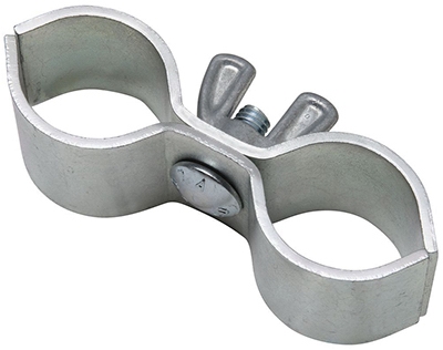 Pipe Clamp, Zinc, 1-5/8 In.