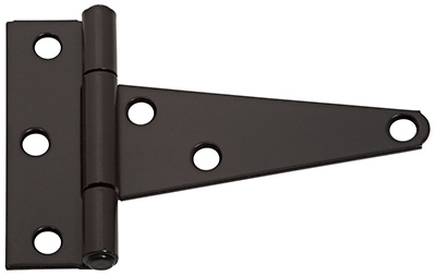 Ornamental Gate Hinge, Black, 4-In.