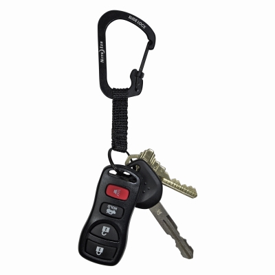 SlideLock Key Ring - Black