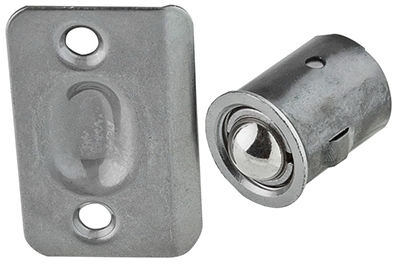 Cabinet Catch, Drive In Ball, Satin Chrome