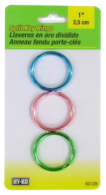 3PC 3In1 Split Key Ring