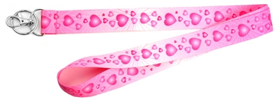 18x1 PNK Hearts Lanyard