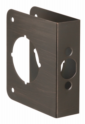 Door Reinforcer, Vintage Bronze,. 4.5-In.