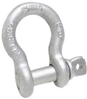 Galvanized Screw Pin Anchor Shackle, 0.75-In.