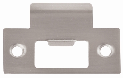Door T-Strike, Satin Nickel, 1-1/8 x 2.75-In.