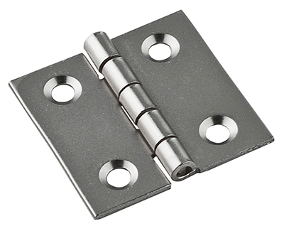 Broad Hinge, Nickel, 1 x 1-In.