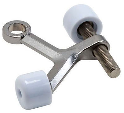Door Stop, Hinge Pin, Satin Chrome