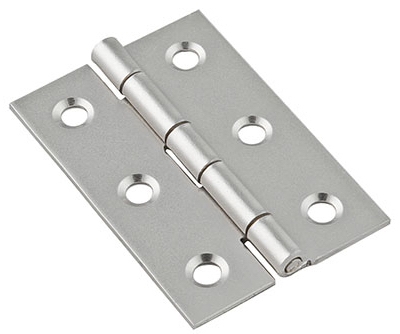 Broad Hinge, Nickel, 2 x 1-3/8 In.
