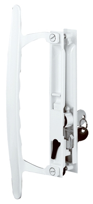 Patio Sliding Door Handle Set, White