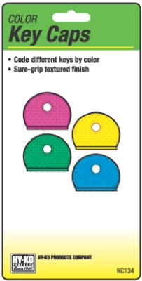 Key Caps, Colored, 4-Pk.
